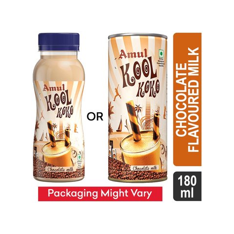 Amul Kool Koko Chocolate Flavoured Milk Price - Buy Online at ₹35 in India
