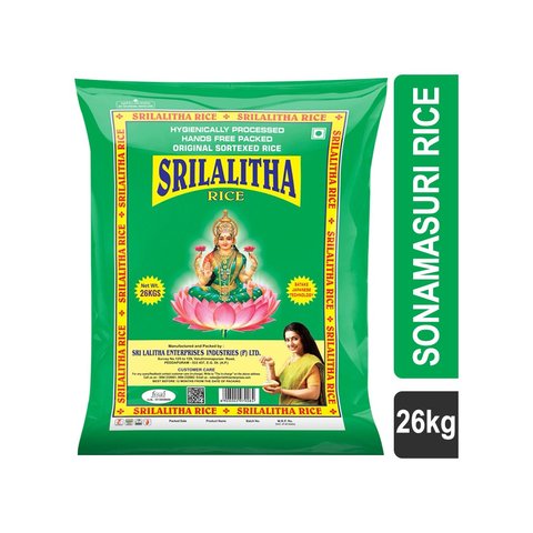 Sri Lalitha Raw Sonamasuri Rice Price - Buy Online at Best Price in India