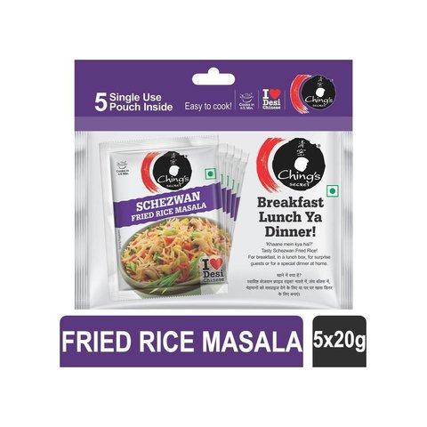 Fryd Rice Masala Ching's Secret Schezwan Fried Rice Masala - Pack of 5 Price - Buy ...