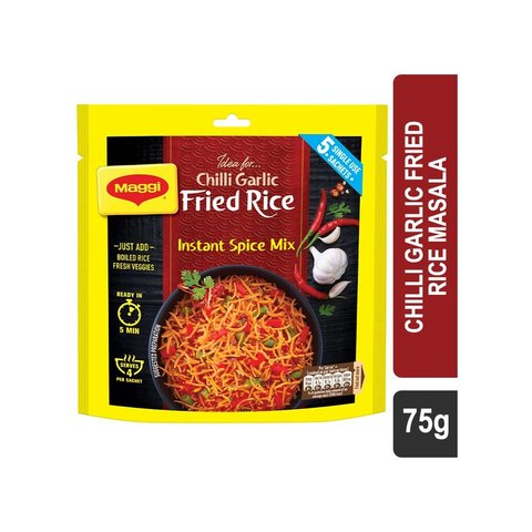 Mazgi Rice Maggi Chilli Garlic Fried Rice Masala Price - Buy Online at Best Price ...