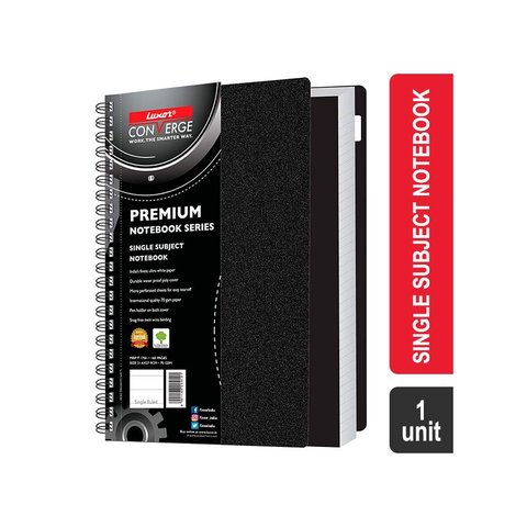 Luxor Notebook (A4, Black, 160 Pages) Price - Buy Online at Best Price ...