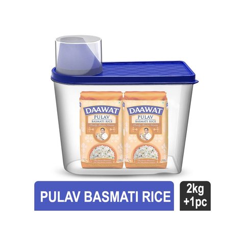 Daawat Pulav Basmati Rice - with Free Container Price - Buy Online at ...