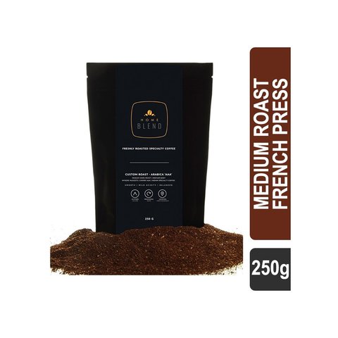 Home Blend Coffee Roasters Custom Roast Medium Roast French Press Grind ...