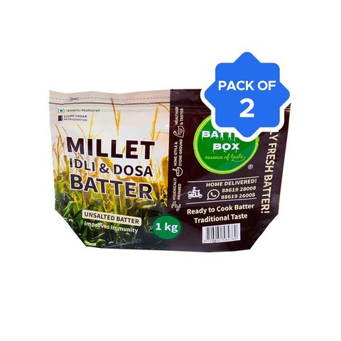Batter Box Millet Idly Dosa Batter Pack Of 2 Price Buy Online At batter-box-millet-idly-dosa-batter-pack-of-2-price-buy-online-at