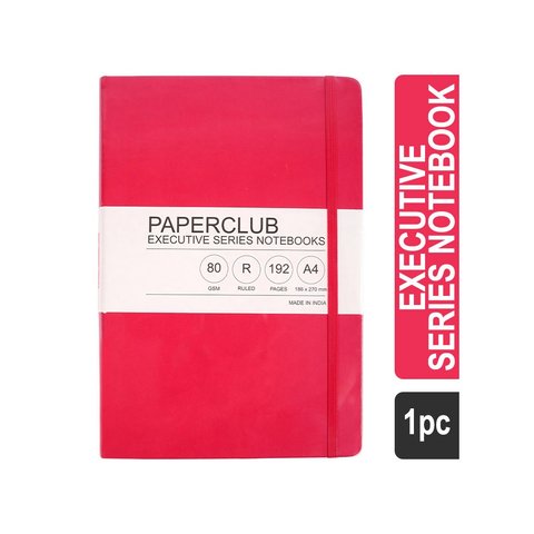 Color Club Notebook Paper Club Executive Series Single Line Notebook (192 Pages, Red) Price ...