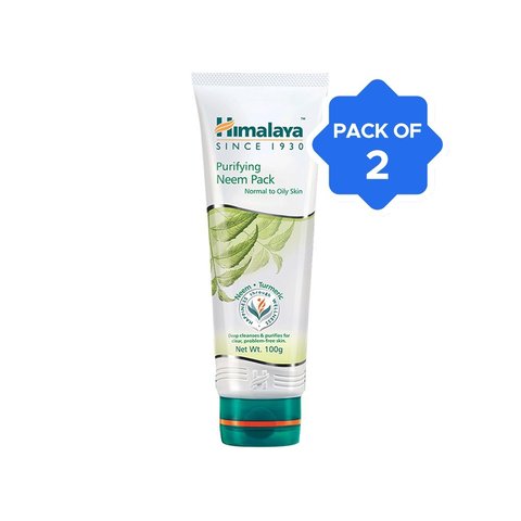 Himalaya Neem Face Pack - Pack of 2 Price - Buy Online at ₹217 in India