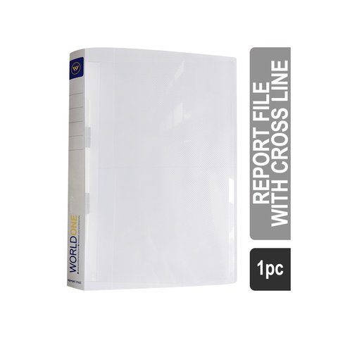 Cross Line File Worldone File With Cross Line Design (White) Price - Buy Online at ₹40 ...