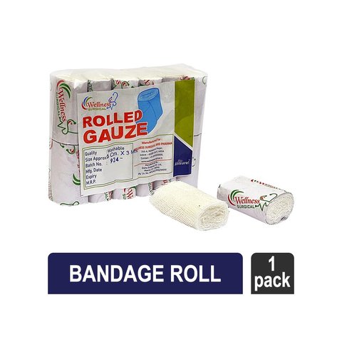 Wellness Surgicals Gauze Bandage Roll Price - Buy Online at ₹106 in India
