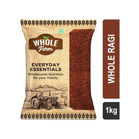 Whole Ragi Whole Farm Premium Whole Ragi/Finger Millet Price - Buy Online at ₹85 ...
