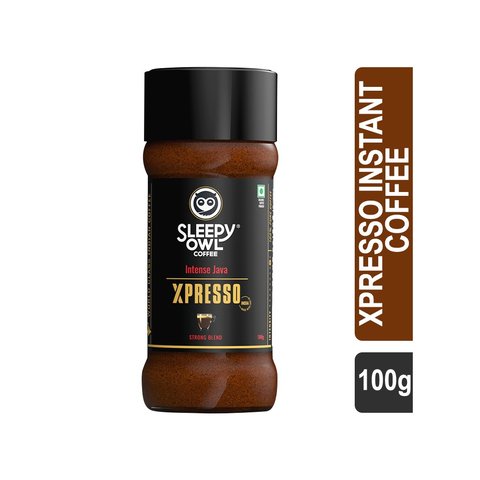 Java Instant Coffee Sleepy Owl Xpresso Intense Java Instant Coffee - Strong Blend (Dark ...
