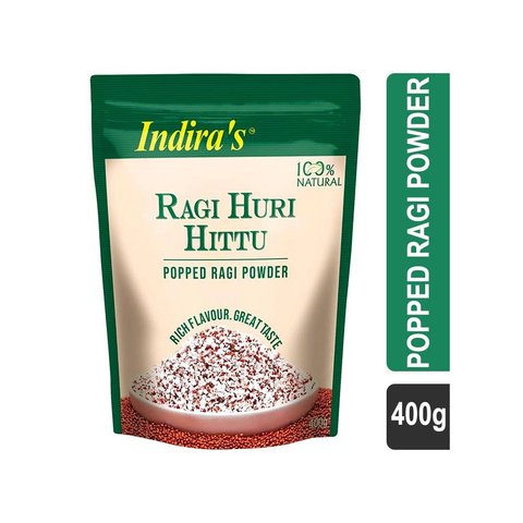 Popped Ragi Powder Image Indira's Huri Hittu Ragi Flour / Popped Ragi Powder Price - Buy Online ...