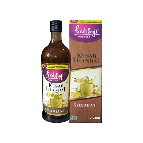 Haldiram's Prabhuji Kesar Thandai Syrup Price - Buy Online at Best ...