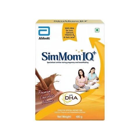 SimMom IQ+ Premium Chocolate Drink Mix Price - Buy Online at Best Price ...