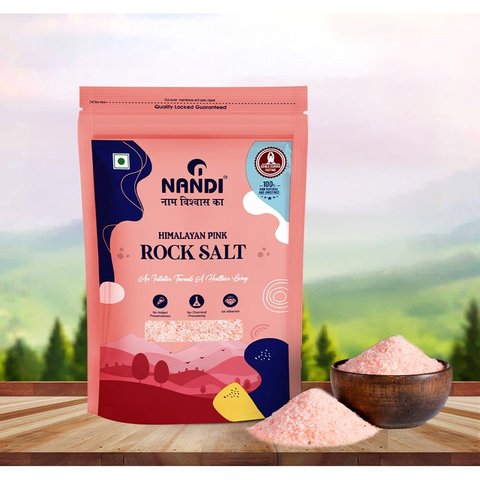 Sanda Salt Nandi Premium Himalayan Pink Rock Salt / Sendha Namak Price - Buy ...