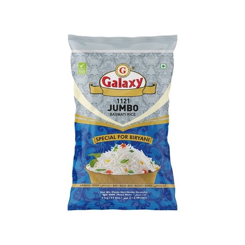 Jumbo Li Rice Galaxy 1121 Jumbo Basmati Rice (Extra Long Grain) Price - Buy Online at ...