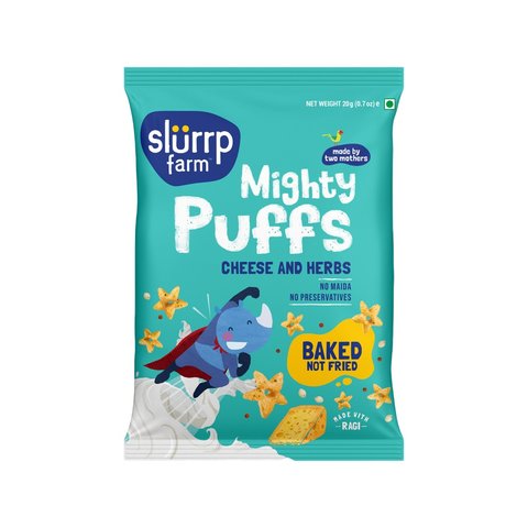 Munch Puffs Slurrp Farm Mighty Munch Cheese and Herbs Puffs Price - Buy Online at ...