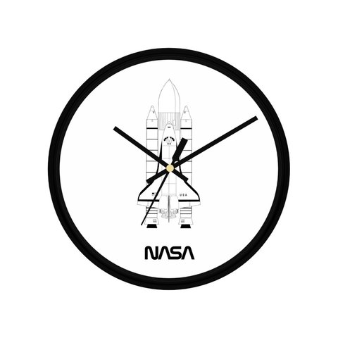 Clock Icon Nasa NASA-Approved Round Wall Clock (White, Black) - NXT Price - Buy Online ...