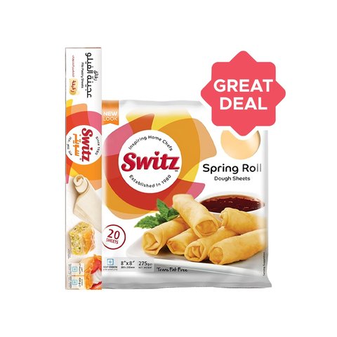 Switz Spring Roll Dough Sheets + Filo Pastry Sheets Combo Price - Buy ...