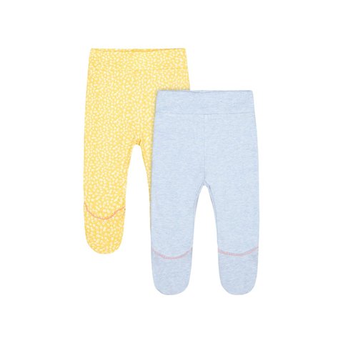 Mothercare 3 Pack Blue Cropped Leggings