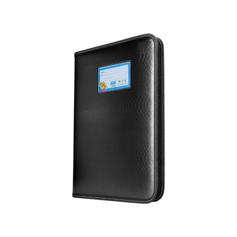 Sps File Included SPS Premium PU Leather File Folder with 20 Pockets (Black) Price - Buy ...