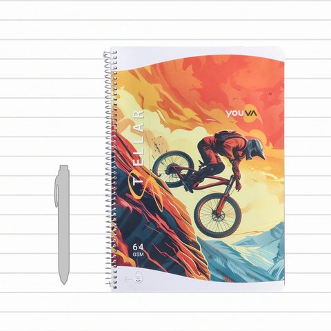 Youva Spiral Notebook (Multicolour) Price - Buy Online at ₹112 in India