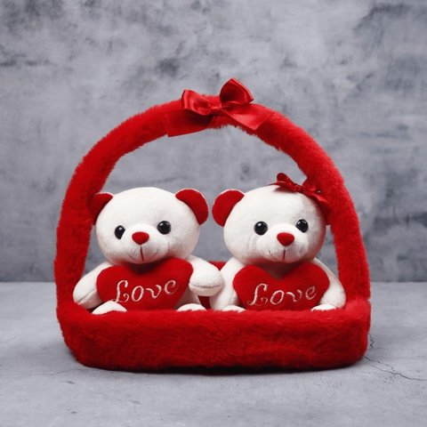Archies Teddy Bear Soft Toy with Basket Price - Buy Online at Best ...