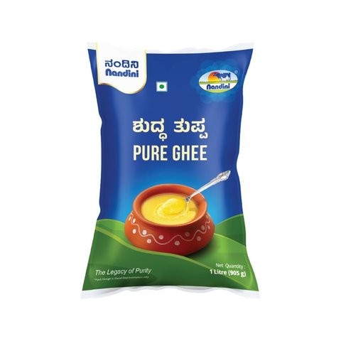Nandini Pure Cow Ghee (Pouch) Price - Buy Online at Best Price in India