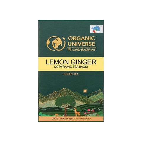 Organic Universe Lemon & Ginger Organic Green Tea Price - Buy Online at ...