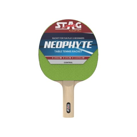 Stag Iconic Racket Stag Iconic Neophyte Wood Table Tennis Racket (Green) Price - Buy ...