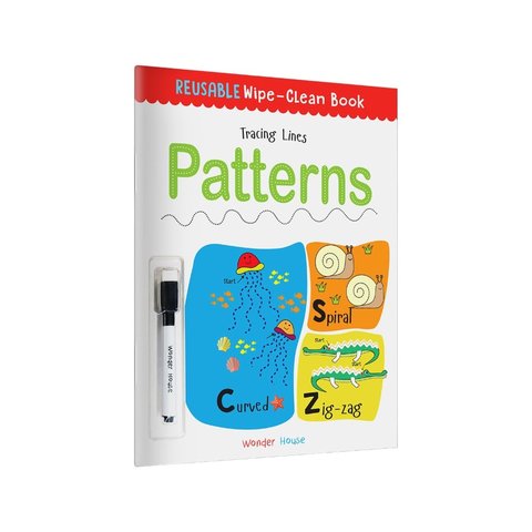 Tracing Patterns Book Patterns Reusable Tracing Book for Kids (Wipe & Clean) Price - Buy ...