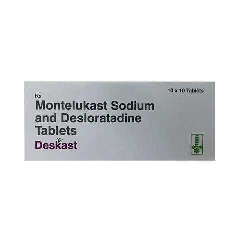 Deskast Strip of 10 Tablets Price - Buy Online at ₹255 in India