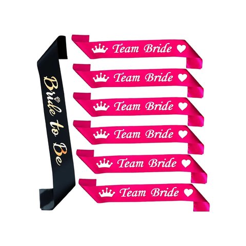Team Bride & Bride To Be Sash by Party Propz Price - Buy Online at Best ...