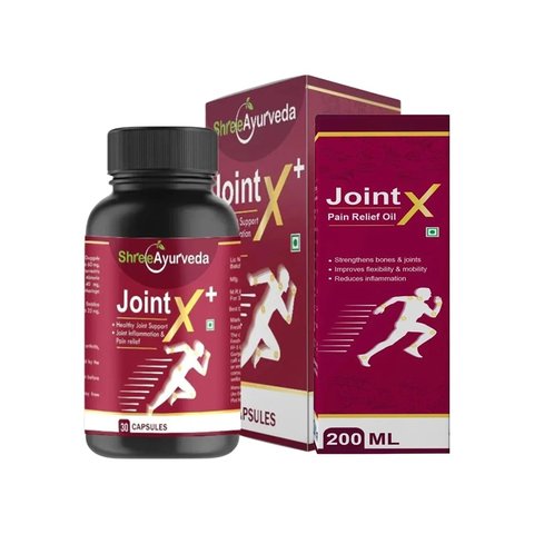 Shree Ayurveda Joint X Pain Relieving Oil & Capsule Price - Buy Online ...