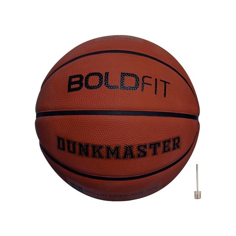 Boldfit Dunkmaster Rubber Basketball (Brown) Price - Buy Online at ₹474 ...
