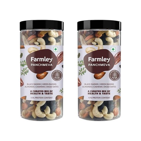 Farmley Panchmeva Mix Dry Fruit - Pack of 2 Price - Buy Online at Best ...
