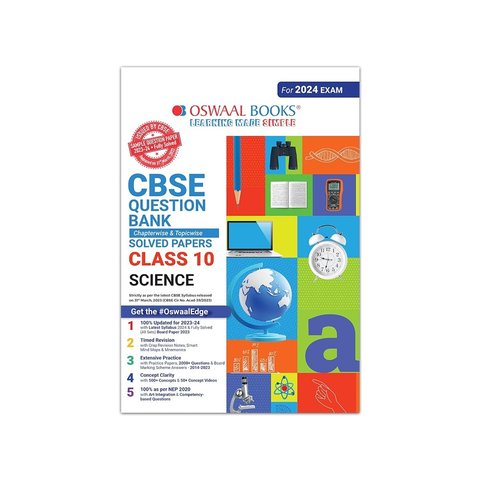 Oswaal CBSE Class 10 Science Question Bank For 2024 Board Exams Price ...