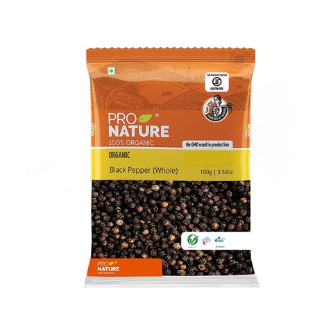 Pro Nature Organic Black Pepper (Whole) Price - Buy Online at ₹216 in India