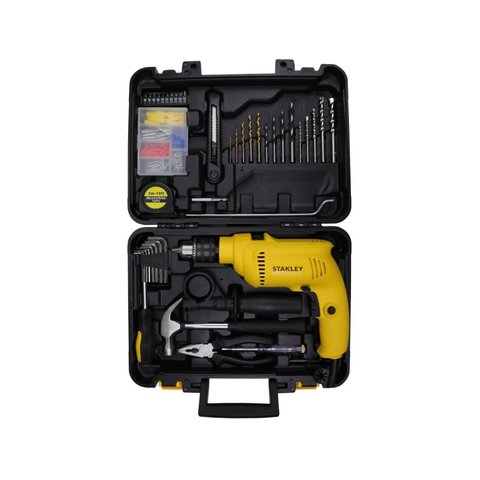 Stanley 13 mm Hammer Drill Machine Kit (120 Pcs) Price - Buy Online at ...