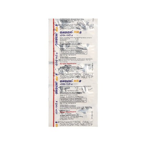 Ondem MD 8mg Tablets Price - Buy Online at ₹94 in India