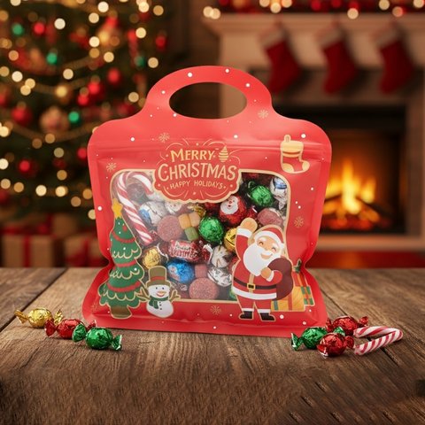 Paperpep Christmas Theme Zip Lock Gift Bag (Plastic) Price - Buy Online ...