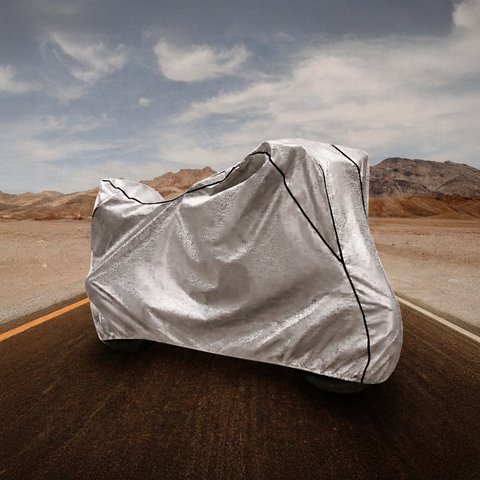 Motorbotz Universal Scooty & Bike Cover (Reflective Silver) Price - Buy ...