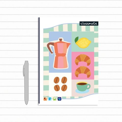 Classmate Single Line Notebook (A4, Design may Vary) Price - Buy Online ...