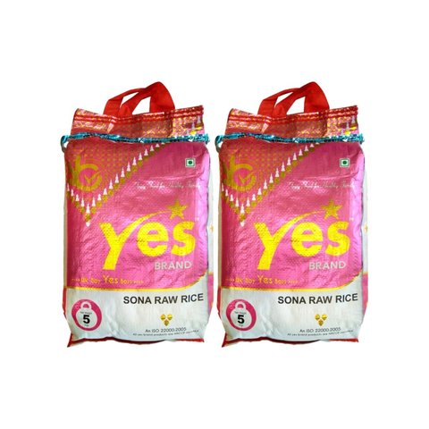 Yes Boss Rice YES Premium Raw Ponni Rice (Medium Grain) - Pack of 2 Price - Buy ...