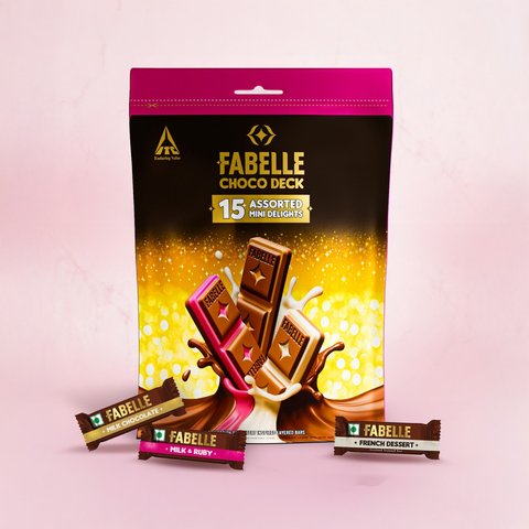 Fabelle Mini Fabelle Choco Deck – 15 Mini Delights Chocolate Gift Pack Bars Gift ...