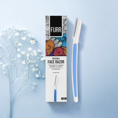 Shape Fury Razor FURR Reusable German Blade Face Razor Price - Buy Online at ₹89 in India