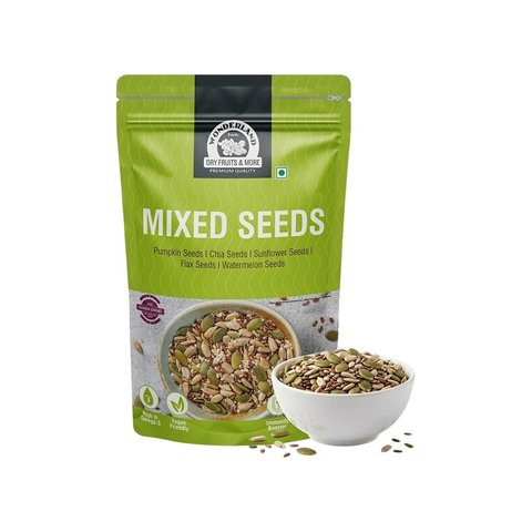 Wonderland Foods Seeds Mix - Pumpkin, Chia, Flax Price - Buy Online at ...