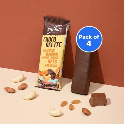 RiteBite Choco Delite 4g Protein Bar - Pack of 4 Price - Buy Online at ...