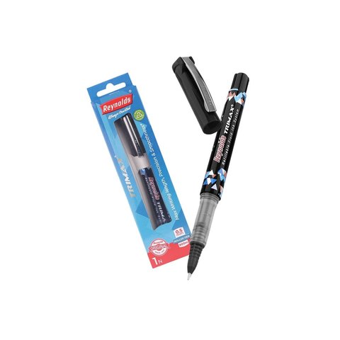 Reynolds Trimax 0.5mm Roller Pen (Black) Price - Buy Online at ₹50 in India