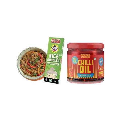 MasterChow Thai Rice Noodles + Sichuan Chilli Oil Combo Price - Buy ...