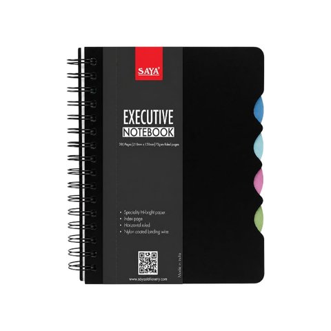 Saya 5 Subject Premium Notebook (Black) Price - Buy Online at Best ...